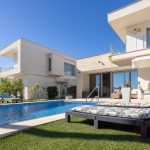 Elegant Villa In Vistabella, Spain, Showcasing A Private Pool, Lush